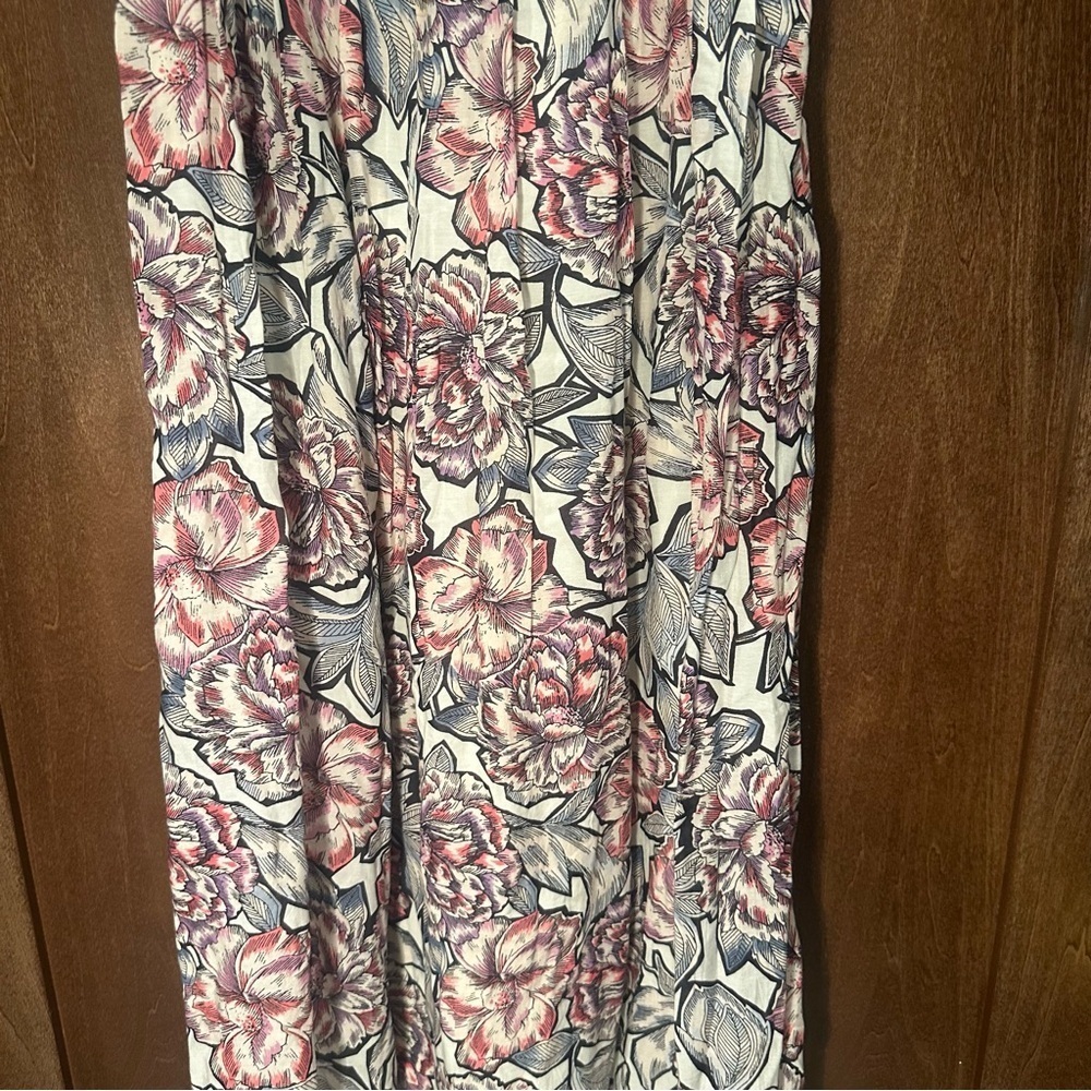 French Connection Floral Maxi Dress - Pink and Cream - Picture 4 of 7